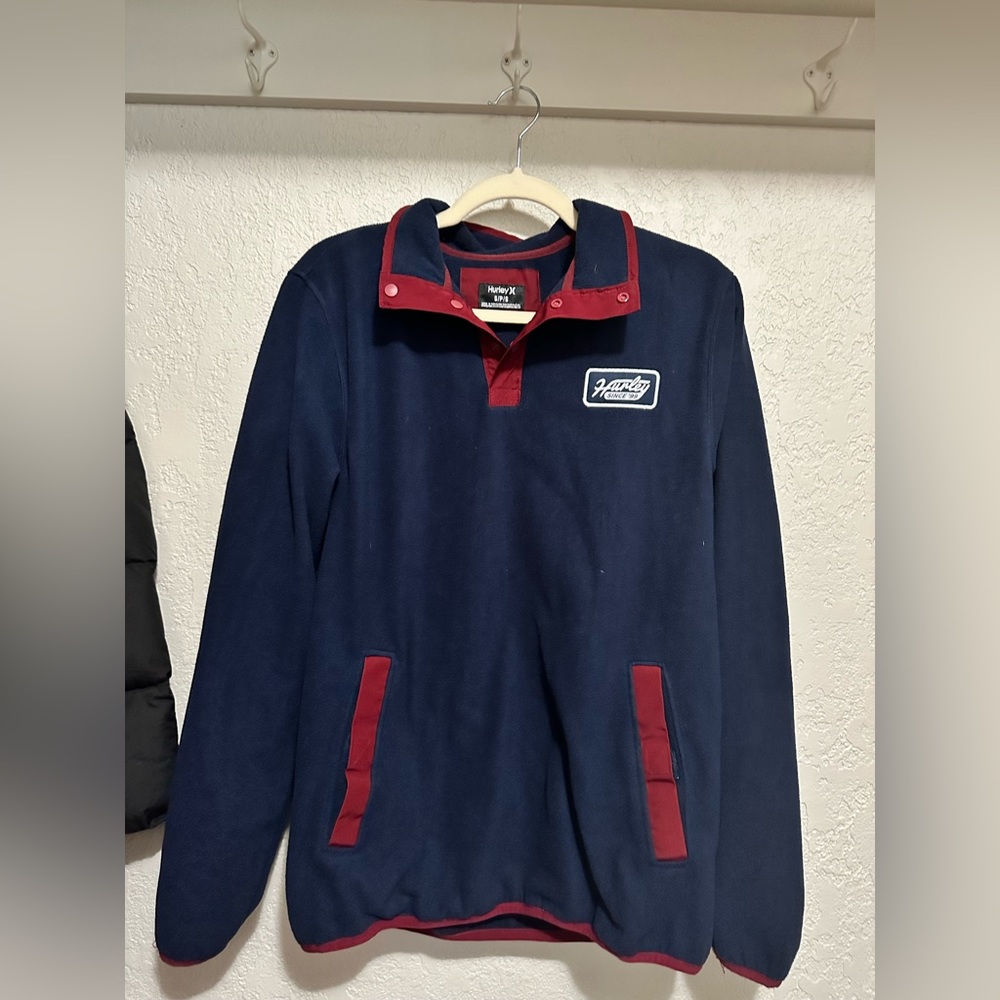 Hurley quarter zip sweater